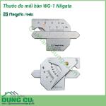 Thước đo mối hàn WG-1 Niigata