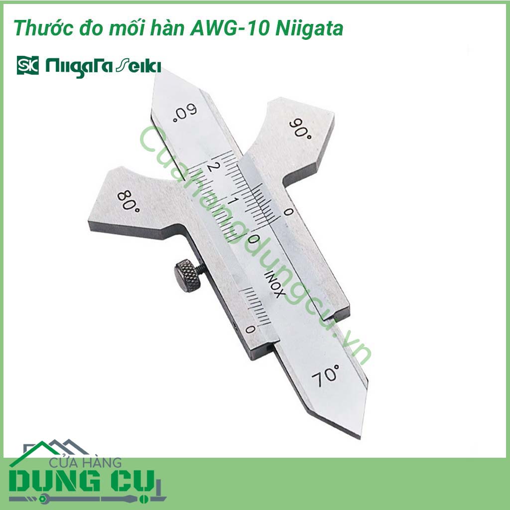 Thước đo mối hàn AWG-10 Niigata