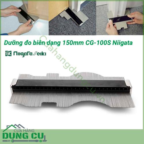 Dưỡng đo biên dạng 150mm CG-100S Niigata là dụng cụ dùng để xác định tất cả các góc và tất cả các cạnh vuông, tròn, tam giác…của các chi tiết khác nhau. Dưỡng đo biên dạng được sử dụng nhiều cho xây dựng.