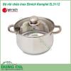 Bộ nồi chảo inox Elmich Komplet EL3112 được làm bằng chất liệu inox không gỉ, chắc chắn. Với cấu tạo 5 lớp đáy chống ăn mòn cao và không tác dụng với thức ăn, không thôi nhiễm, giải phóng các chất độc hại cho sức khỏe.