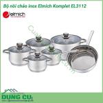 Bộ nồi chảo inox Elmich Komplet EL3112