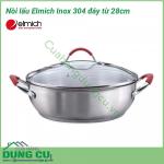 Nồi lẩu Elmich Inox 304 đáy từ 28cm