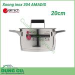 Xoong inox 304 AMADIS 20cm