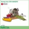 Xoong inox 304 AMADIS 24cm có thiết kế hiện đại, sang trọng lịch lãm với chất liệu inox sáng bóng và bắt mắt, vừa tô điểm thêm cho căn bếp của bạn vừa tạo sự gần gũi cho những bữa cơm gia đình.