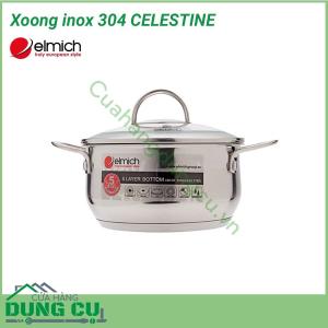 Xoong inox 304 CELESTINE 18cm