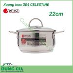 Xoong inox 304 CELESTINE 22cm