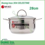 Xoong inox 304 CELESTINE 28cm