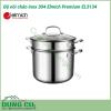 Bộ nồi chảo inox 304 Elmich Premium EL3134 là bộ sản phẩm dành cho căn bếp nhà bạn với đầy đủ các loại nồi, chảo có các kích cỡ khác nhau, đáp ứng nhu cầu nấu nướng của nhà 4 - 5 người. Đây cũng là món quà tân gia rất ý nghĩa cho bạn bè, người thân. 