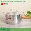 Bộ nồi - chảo - quánh inox 304 Elmich Diva EL3246 có thiết kế nhỏ gọn, hiện đại tiện lợi với 1 quánh 16cm, 2 nồi 20cm và 24cm, 1 chảo 26cm cùng màu sắc bắt mắt làm tôn thêm vẻ đẹp sang trọng cho căn bếp nhà bạn.