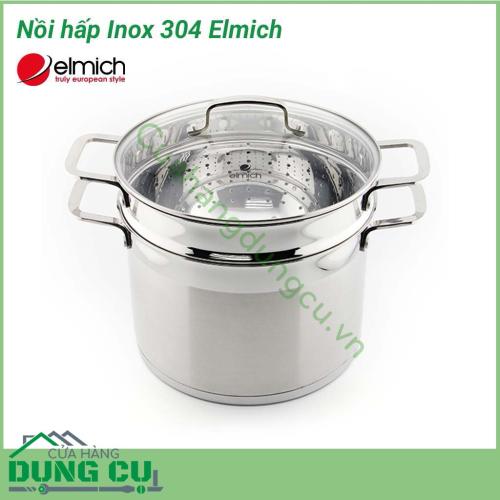 Nồi hấp inox 304 Elmich 26cm EL3361 với cấu trúc đáy 5 lớp, giúp truyền và giữ nhiệt tốt. Nồi được tráng lớp đáy từ nên không kén bếp, sử dụng được trên tất cả các bếp như bếp từ, bếp ga, bếp hồng ngoại,...