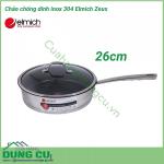 Chảo chống dính inox 304 Elmich Zeus 26cm EL0125