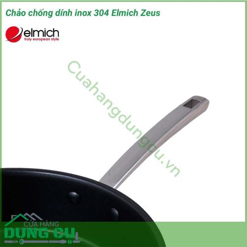 Chảo chống dính inox 304 Elmich Zeus 26cm EL0125 được làm từ chất liệu inox 304 cao cấp, bền đẹp; thiết kế hiện đại với tay cầm dài chống nóng, nắp đậy bằng kính cường lực trong suốt. 