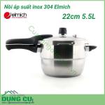 Nồi áp suất inox 304 Elmich 22cm 5.5L EL3371