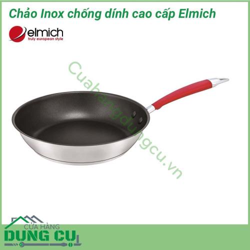 Chảo Inox chống dính ELMICH 28cm được các nhà nghiên cứu hằng đầu SÉC đã kiểm chứng thực tiễn an toàn cho sức khỏe. Chảo Elmich dùng được cho nhiều loại bếp khác nhau.