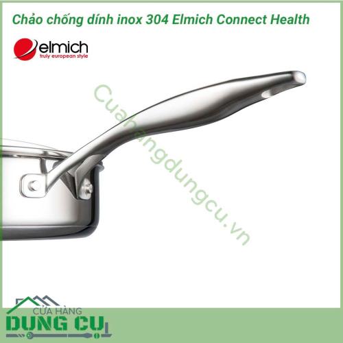 Chảo chống dính inox 304 Elmich Connect Health 26cm EL3142 có kích thước thiết kế là 26cm chắc chắn tạo điều kiện để người làm bếp có thể vô tư xào nấu các thực phẩm đối với nhà đông người hoặc là lúc mà có khách mời.