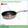 Chảo inox chống dính 3 đáy Max A EL3762 size 24cm được làm từ chất liệu cao cấp với lớp trong cùng là inox 304 tiêu chuẩn dành riêng cho thực phẩm, không gỉ, chống bám bẩn tối ưu, an toàn cho sức khỏe.