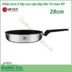 Chảo inox 2 lớp cao cấp đáy liền Tri max XP EL 3759 size 28cm