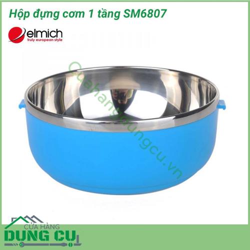 Hộp đựng cơm 1 tầng Smartcook SM6807 được làm từ chất liệu cao cấp, nên rất an toàn cho sức khỏe người sử dụng. Thiết kế với kiểu dáng đẹp mắt, cùng màu sắc nổi bật, mang lại một sản phẩm lưu trữ thực phẩm có tính thẩm mỹ cao. 