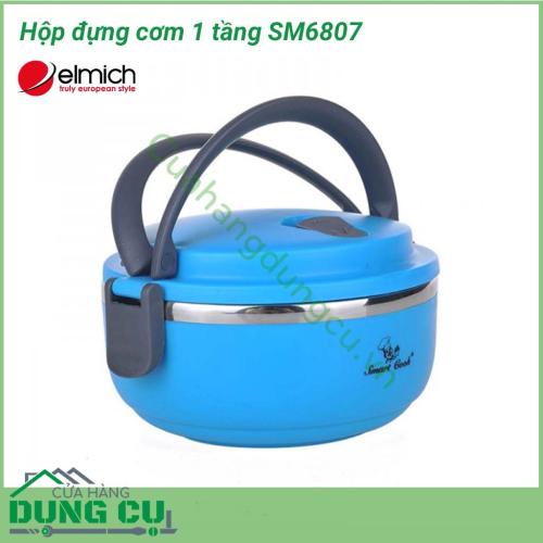 Hộp đựng cơm 1 tầng Smartcook SM6807 được làm từ chất liệu cao cấp, nên rất an toàn cho sức khỏe người sử dụng. Thiết kế với kiểu dáng đẹp mắt, cùng màu sắc nổi bật, mang lại một sản phẩm lưu trữ thực phẩm có tính thẩm mỹ cao. 