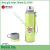 Bình giữ nhiệt 500ml EL-0739 kiểu dáng và màu sắc trẻ trung  bắt mắt, thiết kế tiện dụng với nắp bình có thể dùng làm ca uống nước, nhỏ gọn tiện lợi mang theo bên mình.