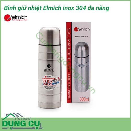 Bình giữ nhiệt Elmich 1000ml EL-5198 mang vẻ đẹp sang trọng và có độ bền dài lâu. Với dung tích 1000 ml, sản phẩm sẽ giúp bạn bảo quản nhiệt độ cả nóng và lạnh cho thức uống, bảo đảm luôn giữ nguyên nhiệt độ và hương vị.