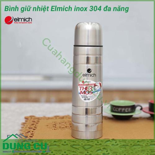 Phích giữ nhiệt Elmich 750ml EL-5197 mang vẻ đẹp sang trọng và có độ bền dài lâu. Với dung tích 750 ml, sản phẩm sẽ giúp bạn bảo quản nhiệt độ cả nóng và lạnh cho thức uống, bảo đảm luôn giữ nguyên nhiệt độ và hương vị.