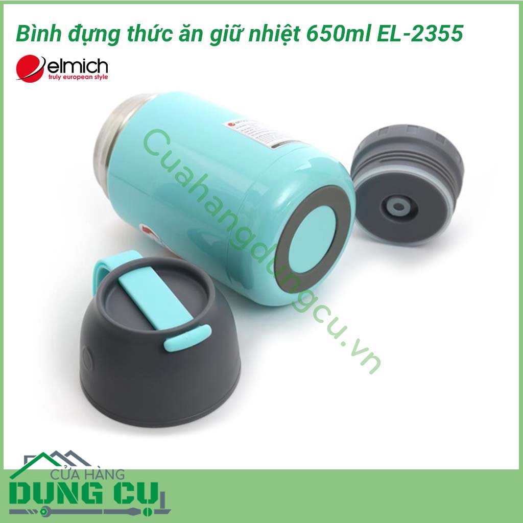 Bình đựng thức ăn giữ nhiệt 650ml EL-2355 được làm từ chất liệu cao cấp và inox 304 không gỉ. Các chất liệu này an toàn, không thôi nhiễm chất độc vào thực phẩm, đảm bảo sức khỏe cho người dùng.