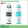 Bình giữ nhiệt 400ml EL-2969 được chế tạo bằng chất liệu cao cấp và phần gioăng bằng silicone giúp giữ hơi kín, đóng rất khít giúp bạn cất trữ cả nước nóng và lạnh thuận tiện hơn mà vẫn đảm bảo nhiệt độ nóng/ lạnh của nước được ổn định.