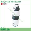 Bình giữ nhiệt 400ml EL-2969 được chế tạo bằng chất liệu cao cấp và phần gioăng bằng silicone giúp giữ hơi kín, đóng rất khít giúp bạn cất trữ cả nước nóng và lạnh thuận tiện hơn mà vẫn đảm bảo nhiệt độ nóng/ lạnh của nước được ổn định.