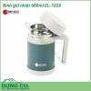 Bình giữ nhiệt 500ml EL-7228 có khả năng giữ nhiệt cực tốt, giúp cho đồ ăn thức uống luôn thơm ngon, nóng sốt. Bình được làm từ chất liệu inox cao cấp, có độ bền cao và hợp vệ sinh, đảm bảo an toàn sức khỏe người dùng. 