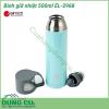 Bình giữ nhiệt 500ml EL-2968 được làm từ chất liệu inox 304 tuyệt đối an toàn cho sức khỏe người dùng. Màu sắc trẻ trung, tươi sáng, kiểu dáng thời trang được nhiều người dùng ưa chuộng. 