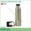 Bình giữ nhiệt 500ml EL-2968 được làm từ chất liệu inox 304 tuyệt đối an toàn cho sức khỏe người dùng. Màu sắc trẻ trung, tươi sáng, kiểu dáng thời trang được nhiều người dùng ưa chuộng. 