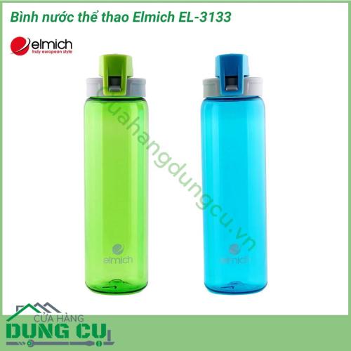 Bình nước thể thao EL-3133 dung tích 750ml được làm từ chất liệu nhựa tritan có khả năng chịu nhiệt tốt, độ bền cao và rất nhẹ, an toàn cho sức khỏe người dùng.