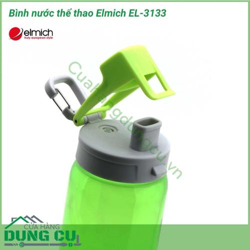 Bình nước thể thao EL-3133 dung tích 750ml được làm từ chất liệu nhựa tritan có khả năng chịu nhiệt tốt, độ bền cao và rất nhẹ, an toàn cho sức khỏe người dùng.