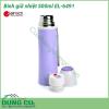 Phích giữ nhiệt 500ml EL-6491 có khả năng giữ nhiệt dài lâu lên đến 8 giờ với thiết kế cách nhiệt 3 lớp thông minh. Chất liệu inox của bình không chỉ bền mà còn an toàn cho sức khoẻ người dùng theo tiêu chuẩn nghiêm ngặt của Châu Âu.