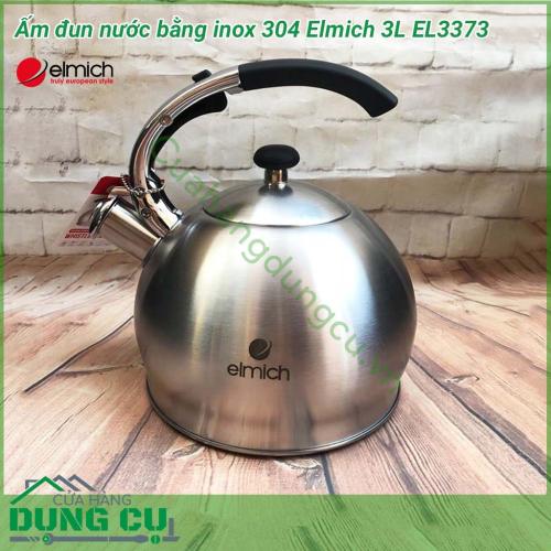 Ấm đun nước bằng inox 304 Elmich 3L EL3373 được làm bằng Inox 304, tuyệt đối an toàn cho sức khỏe người sử dụng và dễ dàng vệ sinh. Inox 304 giúp ấm có độ bóng cao, chỉ cần lau rửa qua cũng khiến ấm trông mới như đầu.