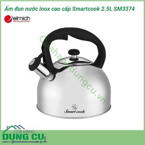Ấm đun nước inox cao cấp Smartcook 2.5L SM3374