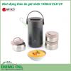 Bình đựng thức ăn giữ nhiệt cao cấp 1500ml EL3129 là sản phẩm có sự kết hợp của công nghệ giữ nhiệt 3 lớp độc đáo. Với thiết kế hiện đại gồm 3 ngăn tiện dụng, sẽ là sản phẩm hữu ích để mọi người mang thức ăn khi đi học, đi làm, dã ngoại, ..