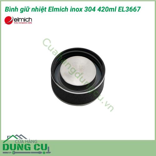 Bình giữ nhiệt Elmich inox 304 420ml EL3667 thiết kế nhỏ gọn, có khả năng giữ được đồ uống nóng/lạnh trong thời gian dài. Bình giữ nhiệt nóng lạnh thích hợp sử dụng cho mục đích cá nhân dự trữ trà, cà phê, nước uống mang theo đi học, đi làm,...