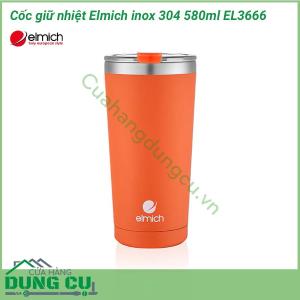 Cốc giữ nhiệt Elmich inox 304 580ml EL3666