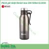 Phích giữ nhiệt Elmich inox 304 500ml EL3656 có thời gian giữ nóng đến 8 tiếng sẽ đảm bảo được chất dinh dưỡng cũng như độ ngon của thực phẩm. Sản phẩm này được làm từ inox SUS 304 bền đẹp, chắc chắn.