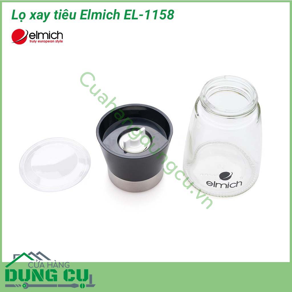 Lọ xay tiêu Elmich EL-1158 với chất liệu cao cấp, rất an toàn cho người sử dụng và dễ dàng thao tác, sẽ giúp cho việc xay tiêu trở nên đơn giản và nhanh chóng hơn bao giờ hết.