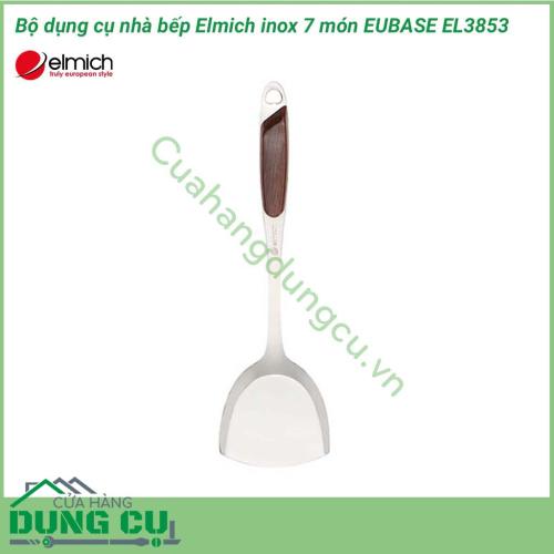 Bộ dụng cụ nhà bếp Elmich inox 7 món EUBASE EL3853 là bộ đồ dùng nhà bếp hỗ trợ rất hiệu quả trong việc tiết kiệm thời gian nấu ăn và giá treo giúp bạn tiết kiệm tối đa được không gian bếp. Sản phẩm được làm từ chất liệu inox cao cấp siêu bền.