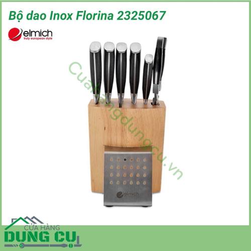 Bộ dao inox Florina 2325067 được làm từ chất liệu inox cao cấp được gia công tỉ mỉ giúp cho bộ sản phẩm có độ cứng bền dài lâu, cũng như có độ sắc bén hoàn hảo.