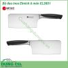 Bộ dao inox Elmich 6 món EL3801 (4 dao, 1 kéo, 1 giá để dao) giúp công việc nội trợ của bạn trở nên dễ dàng hơn với lưỡi dao sắc bén.  Được làm từ inox cao cấp không gỉ, an toàn cho sức khỏe.