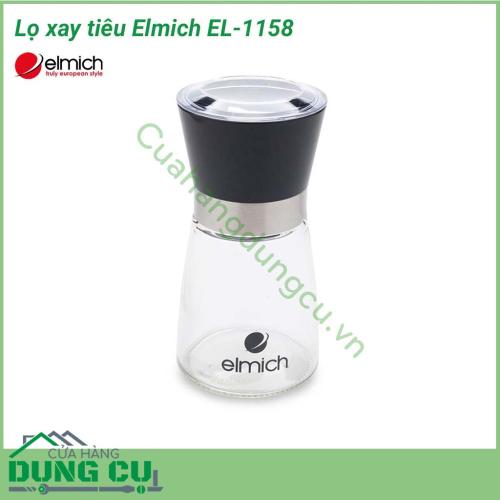 Lọ xay tiêu Elmich EL-1158 với chất liệu cao cấp, rất an toàn cho người sử dụng và dễ dàng thao tác, sẽ giúp cho việc xay tiêu trở nên đơn giản và nhanh chóng hơn bao giờ hết.