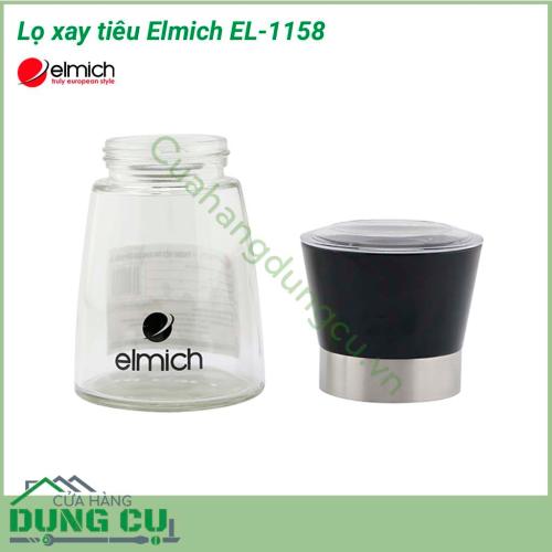 Lọ xay tiêu Elmich EL-1158 với chất liệu cao cấp, rất an toàn cho người sử dụng và dễ dàng thao tác, sẽ giúp cho việc xay tiêu trở nên đơn giản và nhanh chóng hơn bao giờ hết.