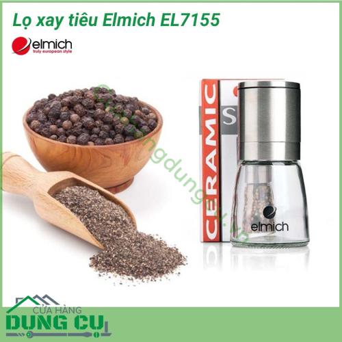 Lọ xay tiêu Elmich EL7155 với chất liệu hiện đại và dễ dàng thao tác, sẽ giúp cho việc xay tiêu trở nên đơn giản và nhanh chóng hơn bao giờ hết.