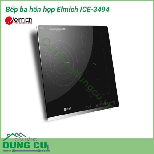 Bếp ba hỗn hợp Elmich ICE-3494 gồm có 3 lò nấu nên rất phù hợp với gia đình nhiều thành viên. Ngoài ra, bếp hỗn hợp còn có kích thước mặt kính là 506 x 591 mm nên phù hợp với những không gian bếp nhỏ gọn.