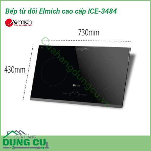 Bếp từ đôi Elmich cao cấp ICE-3484 có nhiều tính năng hiện đại, kiểu dáng sang trọng mang đến hiệu quả nấu nướng trên 90% cho bạn yên tâm chế biến những món ăn ngon cho cả gia đình.